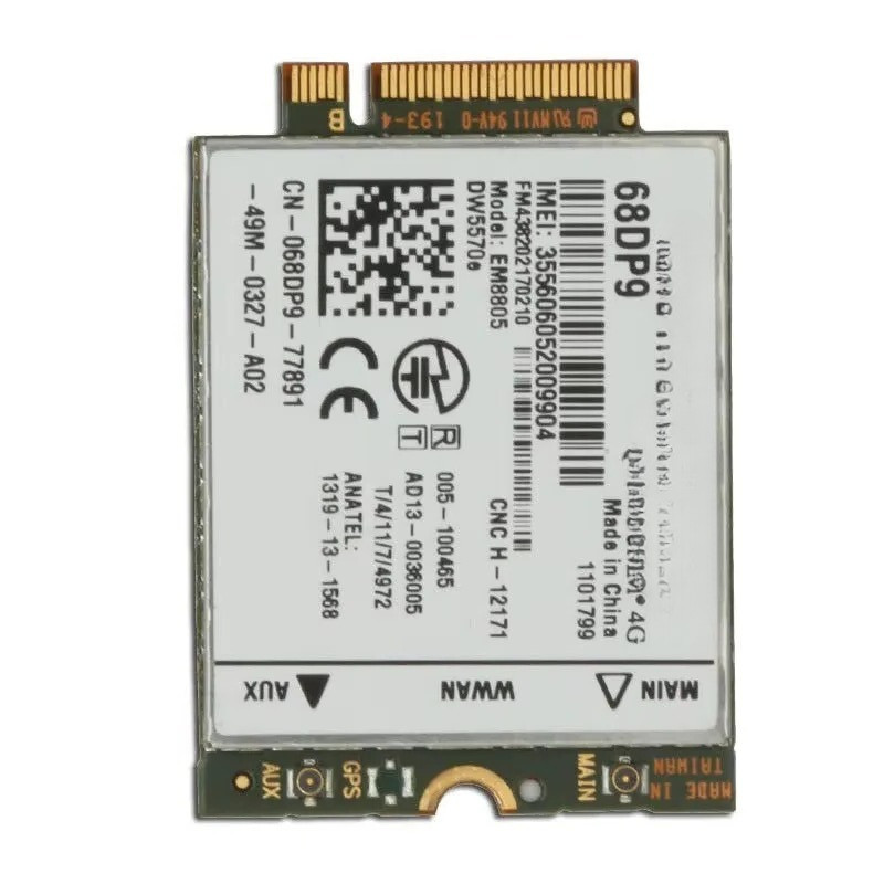 wireless adapter module Card for DELL Sierra Wireless AirPrime EM8805 4G WWAN CARD 68DP9 DW5570e
