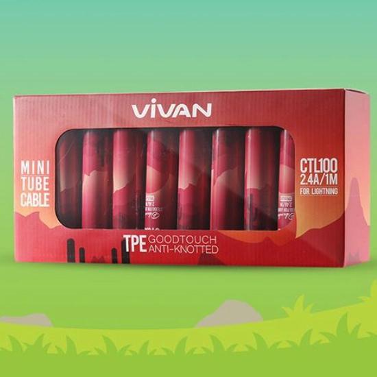 Kabel Data CTL100 Vivan Colorful (1Toples isi 30Pcs) terMurah