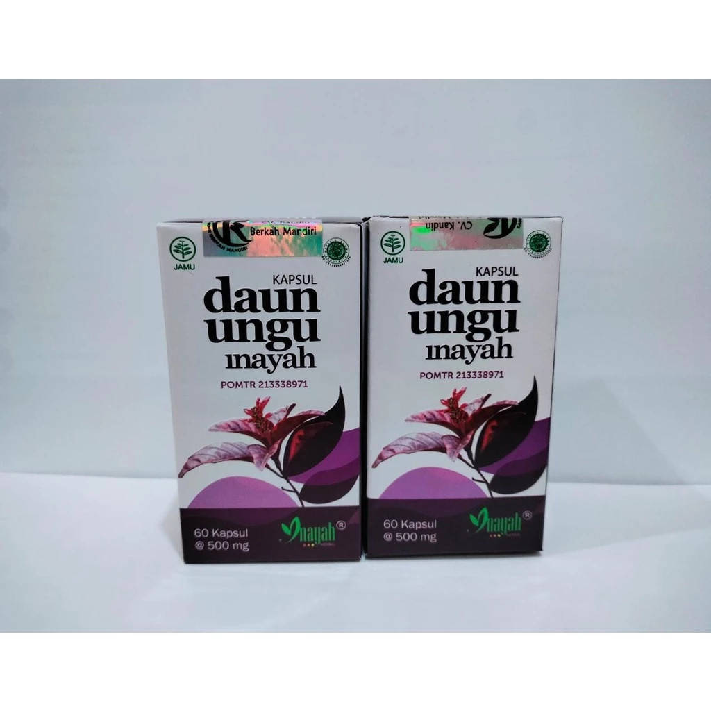 Kapsul Daun Ungu Inayah BPOM Obat Wasir Asli (19)