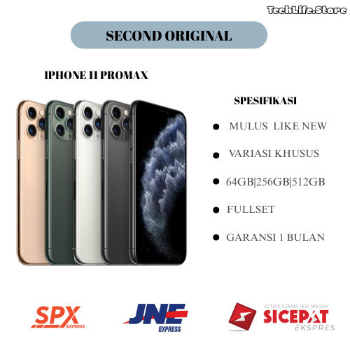 iphone 11 promax variasi khusus bisa live & game 64gb128gb|256gb second original mulus