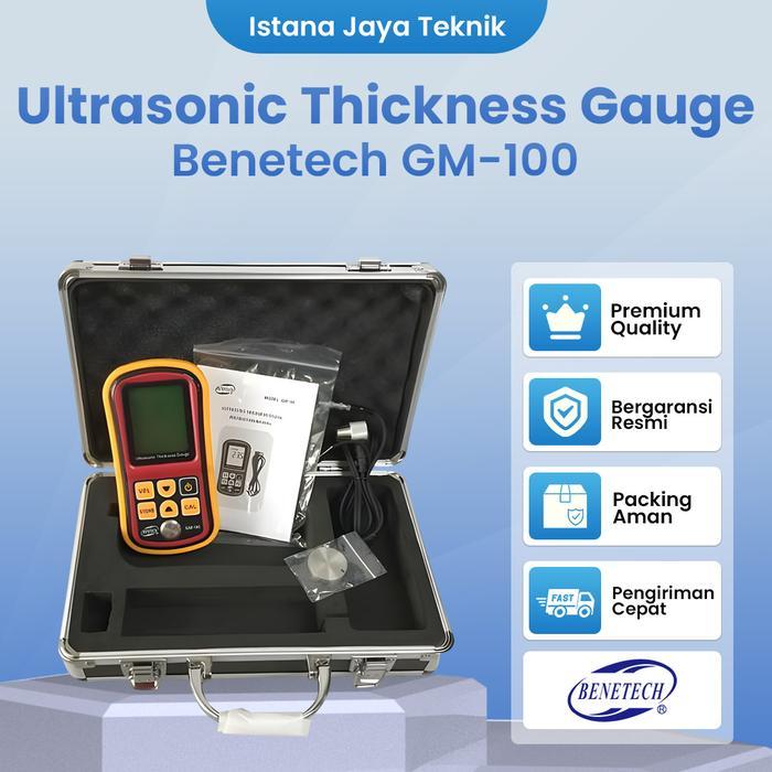 Ultrasonic Thickness Gauge GM100 BENETECH Tester GM-100 GM 100 Meter