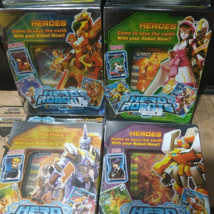 mainan kartu hero of robot