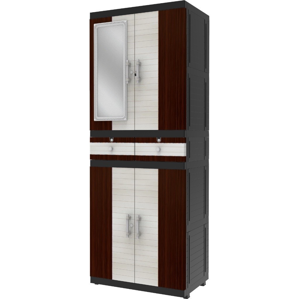 NAIBA - LEMARI PAKAIAN MSC FIT DRAWER (INSTAN) -9724 & 9704