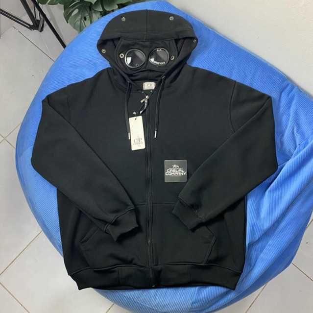 Jaket Hoodie Zipper Puffer Parasut Goggle Caps CP Fulltag