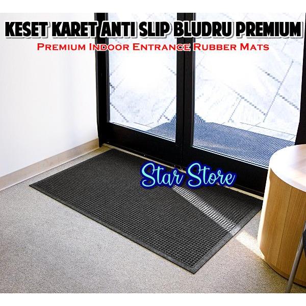 Keset Karpet Bludru Premium Anti Slip / Keset Karet Bludru Lantai Rumah Mewah - 50x70