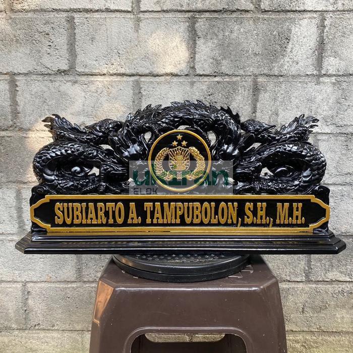 Papan nama meja jati / papan nama meja kantor / papan nama meja EU4364