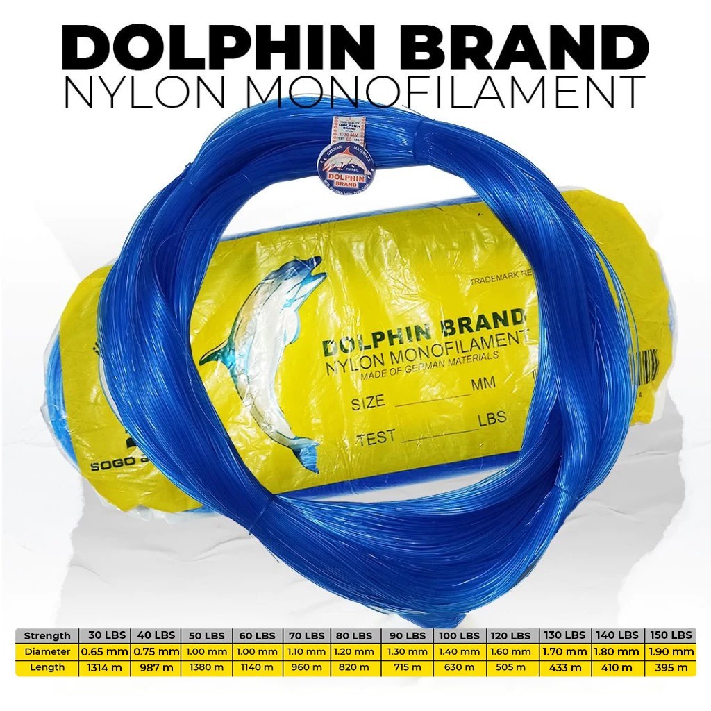 SENAR DOLPHIN BRAND NYLON MONOFILAMENT