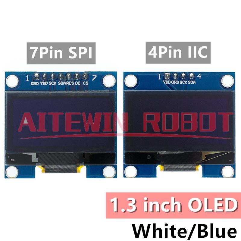 RoHS 1.3 in OLED module white/blue  SPI/IIC I2C Communicate color 128X64 1.3 in OLED LCD LED say Mod