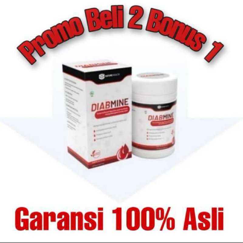 DIABMINE obat diabetes 100% aslii NO 1 terdaftar BPOM