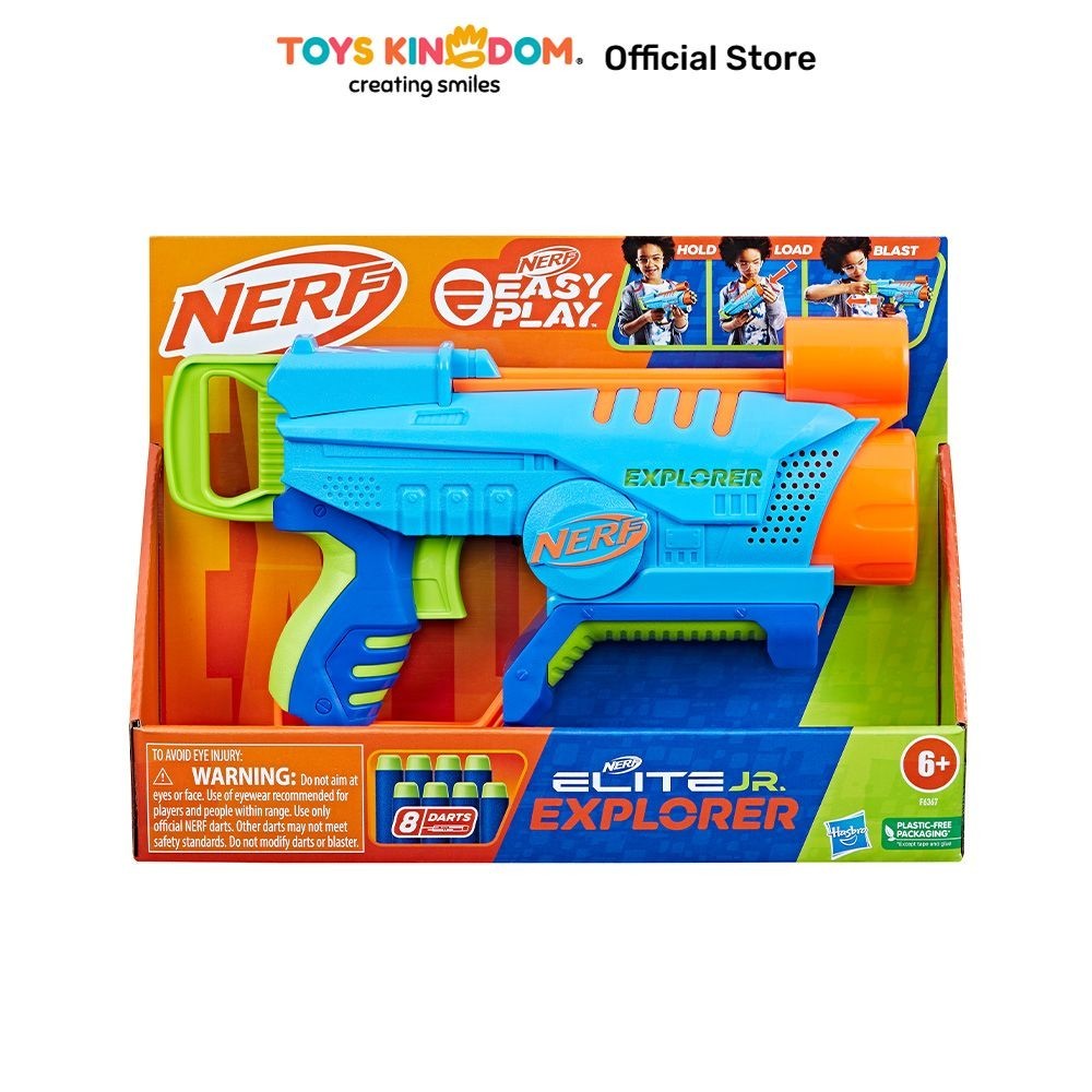 PRANADA Toys Kingdom Nerf Elite Jr Explorer - Mix Toys Kids Toy Senjata Tembak Gun Toys Main Pistola