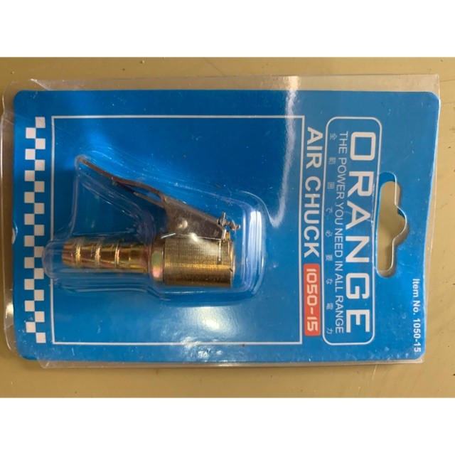 CXL - Air chuck isian angin jepit model klip orange - tire chuck