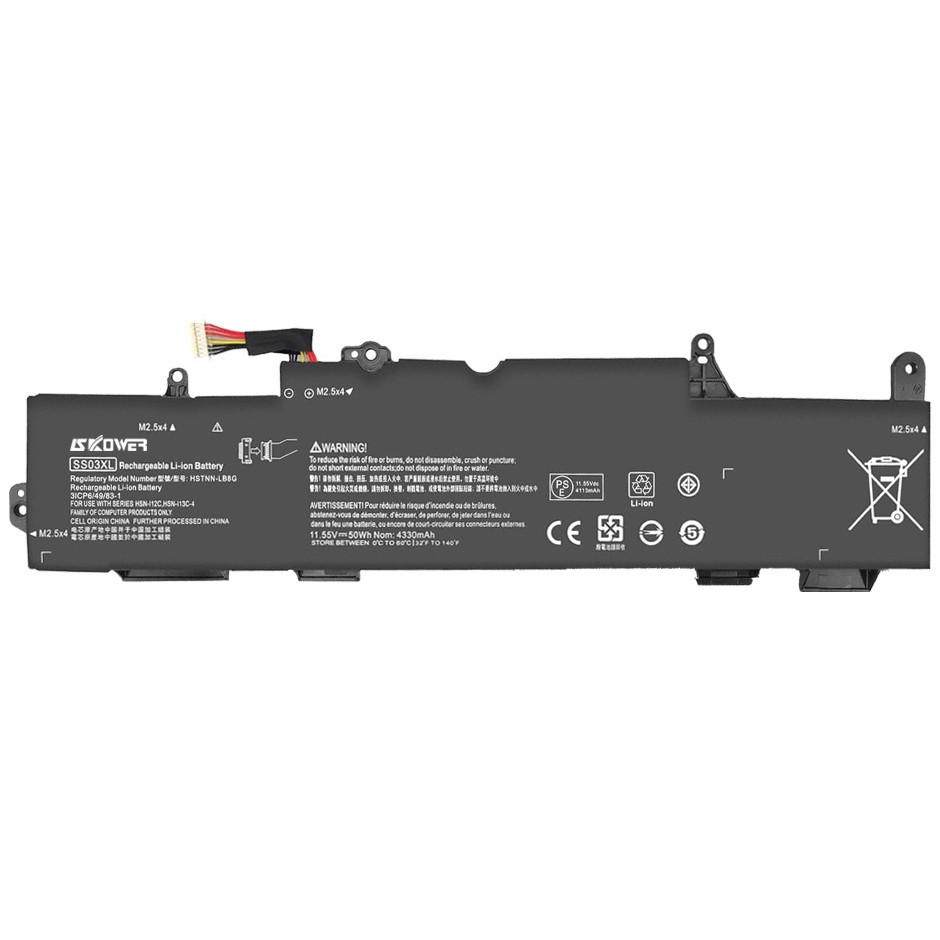SKOWER SS03XL Battery For HP EliteBook 730 735 745 830 836 846 G5 735 745 830 840 G6 ZBook 14U G5 G6