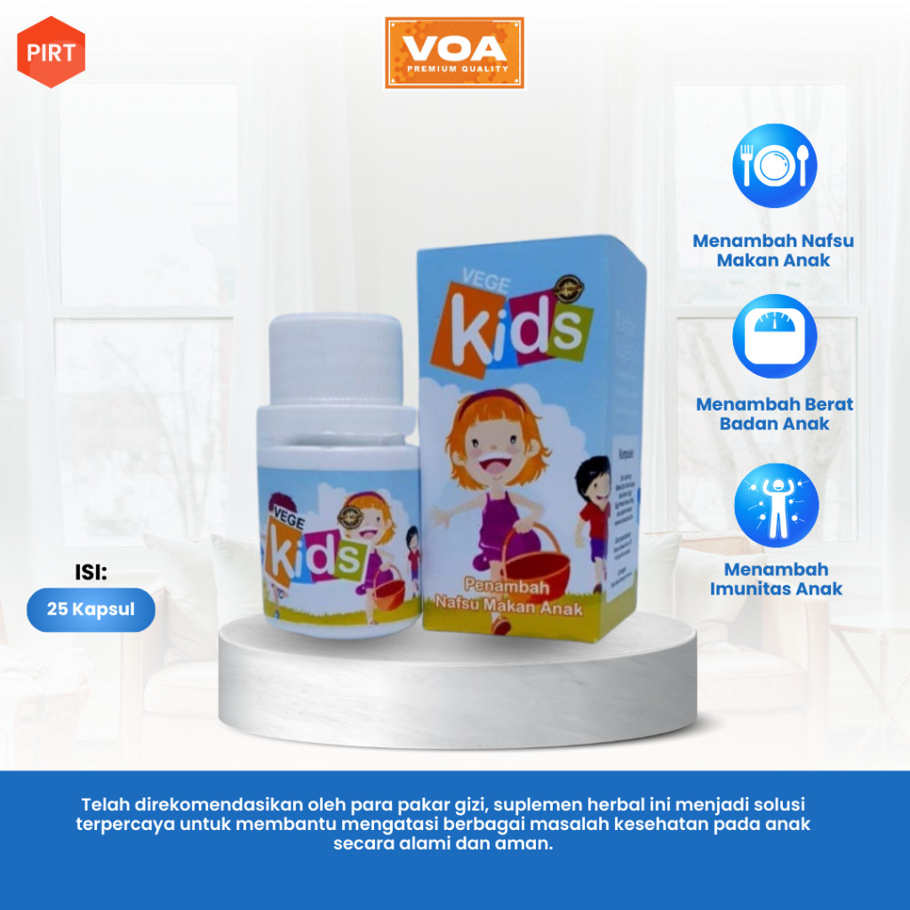 VEGEKIDS 2 Botol Vitamin Penambah Nafsu Makan Anak