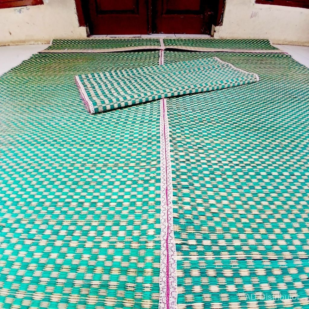 Tikar tenun Mendong tradisional 150x200cm Tikar Lipat Mendong kloso