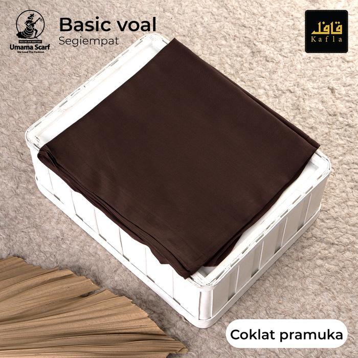 TREND FASHION ~[ Mall ] Hijab/Kerudung Basic Voal Polos Segiempat Umama Scarf 110x110cm Kerudung Mus