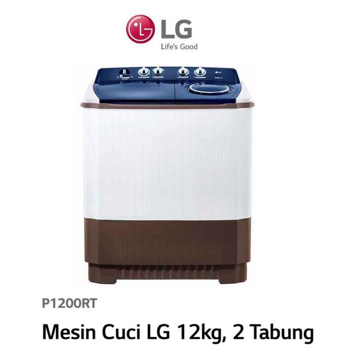 LG Mesin Cuci 2 Tabung 12KG P-1200RT / P1200RT / P 1200 RT
