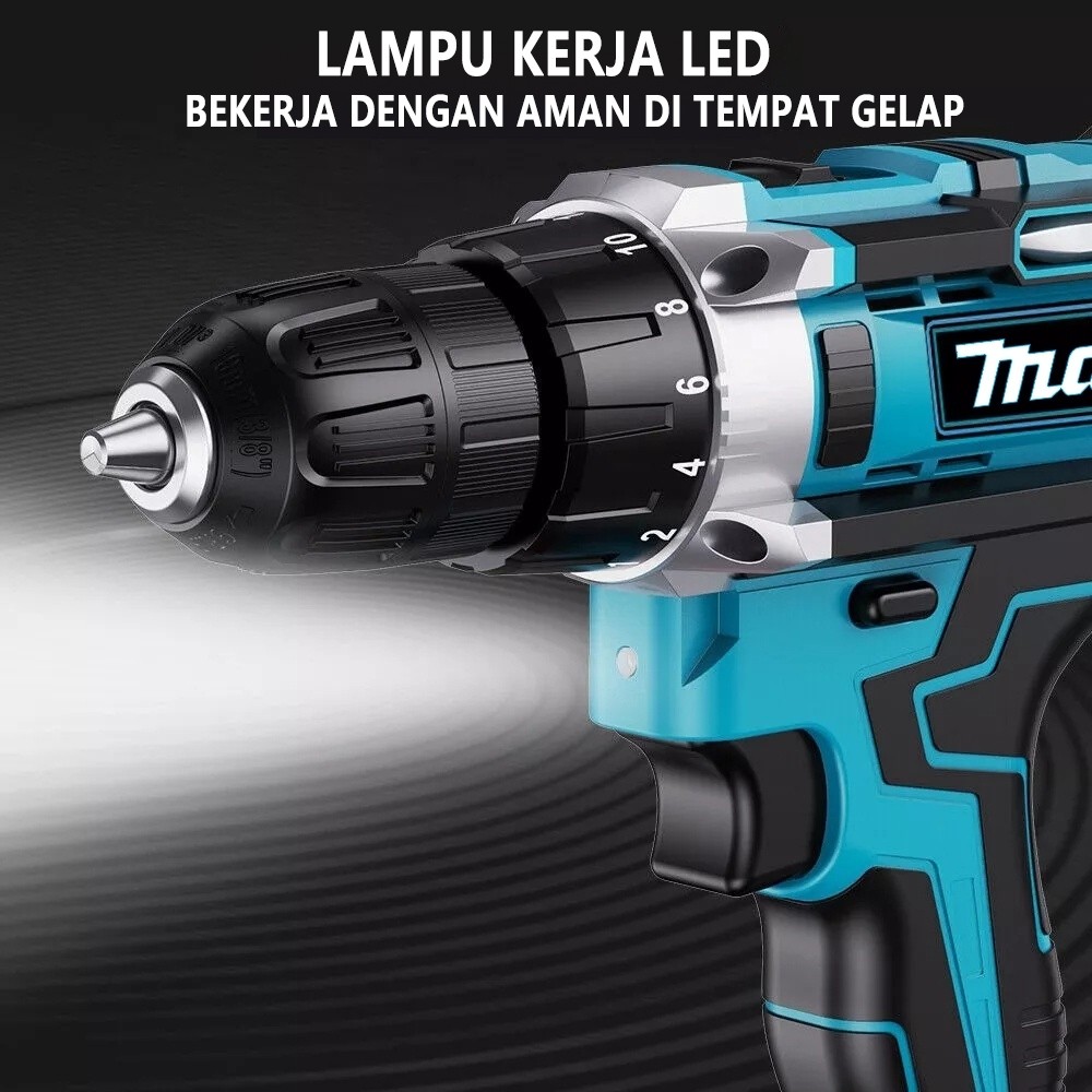 BBT - Mesin Bor Bor Baterai Bor Listrik Bor Tanpa kabel Mesin Cordless Screwdriver