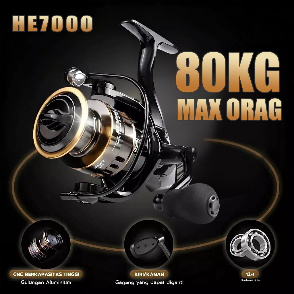 FIshing reel pancing reel penawaran mesin pancing rod casting spinning reel mesin pancing murah