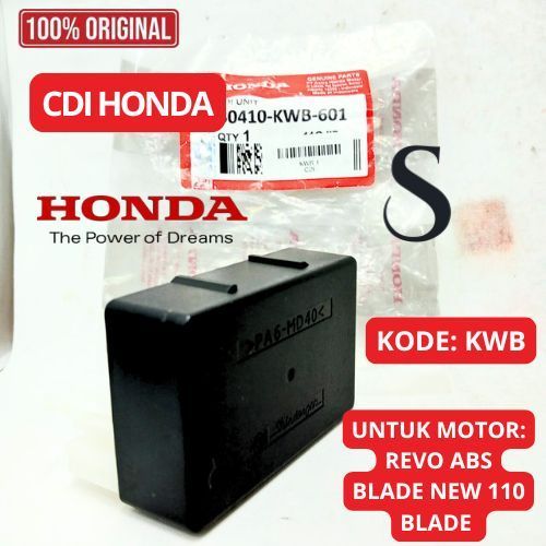 CDI KODE KWB HONDA KUALITAS HONDA BLADE REVO ABSOLUTE CDI HONDA REVO ABSOLUTE