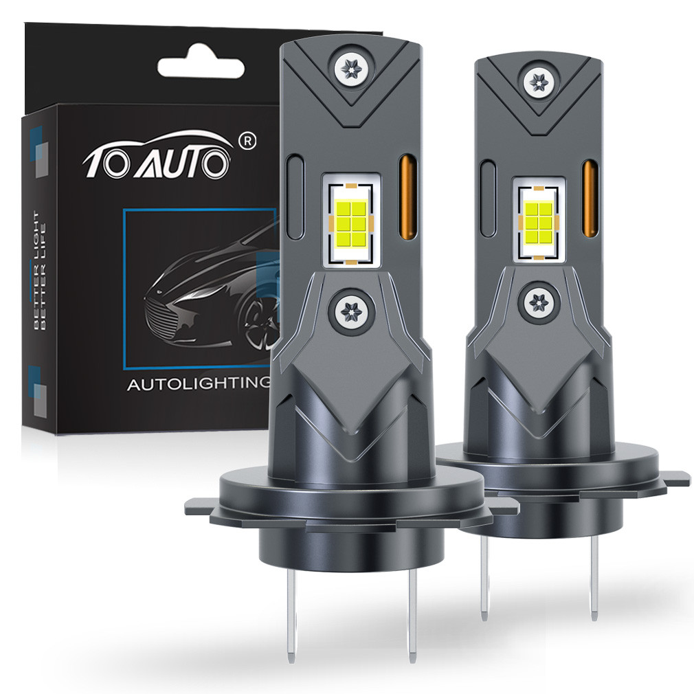 TOAUTO H7 Led Light H4 H11 H8 H3 Car Headlight Bulbs CSP 3570 Car Headlamp Auto Mini Canbus Led Bulb