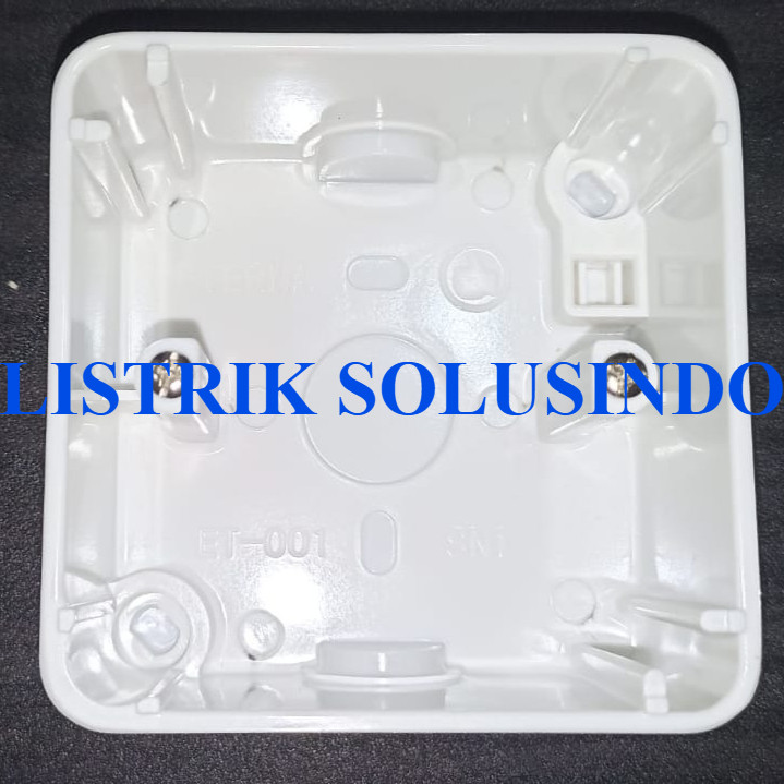 OUTBOW DUS SAKLAR ETERNA ET 001 ET001 OUT BOW OB KOTAK PUTIH 1 GANG ORIGINAL BERKUALITAS SNI UNTUK B