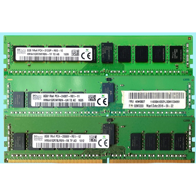 SK hynix RAM DDR4 8GB 16GB 32GB 64GB 2133MHz 2400MHz 2666MHz server memory 1RX4 2RX4 1RX8 2RX8 4DRX4