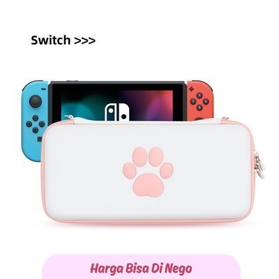 TTS Case Hard Storage Bag For Nintendo Switch OLED Cute Cat Ear Protective Case For Switch Lite NS A