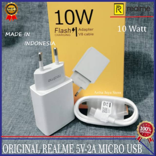 Charger Realme C1 C2 Realme C3 ORIGINAL 100% Micro USB