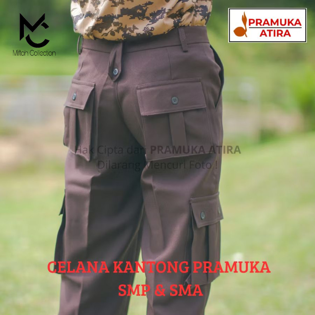 CELANA PDL PRAMUKA BAHAN RAFILO GABARDIN
CELANA PDL RAPILO PRAMUKA SMP SMA PEMBINA