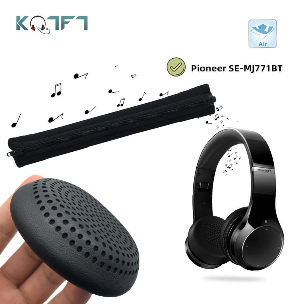 KQTFT Replacement EarPads for Pioneer SEMJ771BT Bluetooth Mic Headset Earmuff Stretch Cover Cushion 
