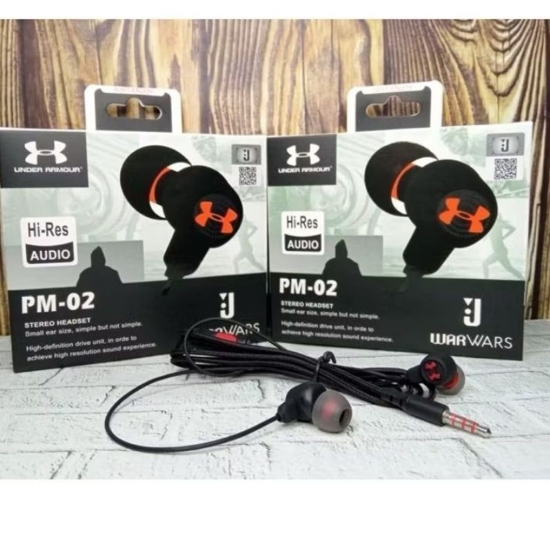 (INSTANT) JBL PM-02 ORI Headset Hi-Res Audio Stereo Super Bass Ada Mic Bisa Buat Telp Earphone Hands