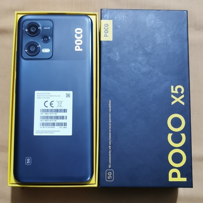 Xiaomi Poco X5 5G Ram 6/128GB | Ram 8/128GB Second Resmi