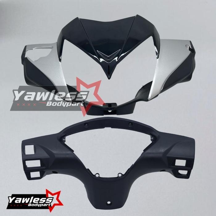 BARU batok kepala supra x 125 Batman warna Silver / batok lampu supra x 125 Motorcycle Sparepart