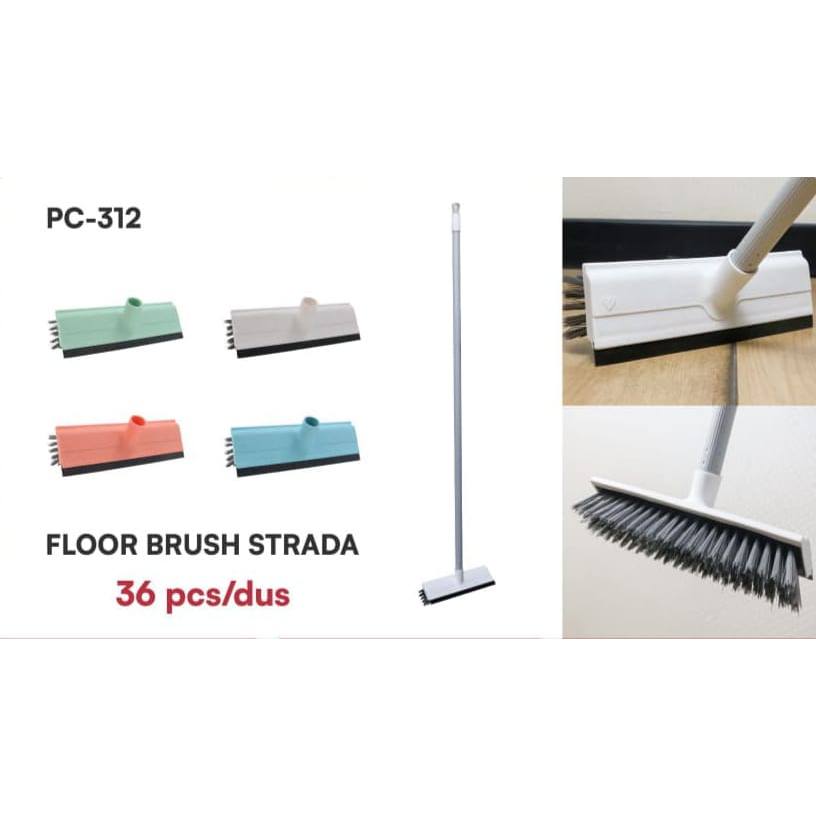 KHUSUS INSTAN GBU Plast Wiper + Sikat Lantai Strada PC 312