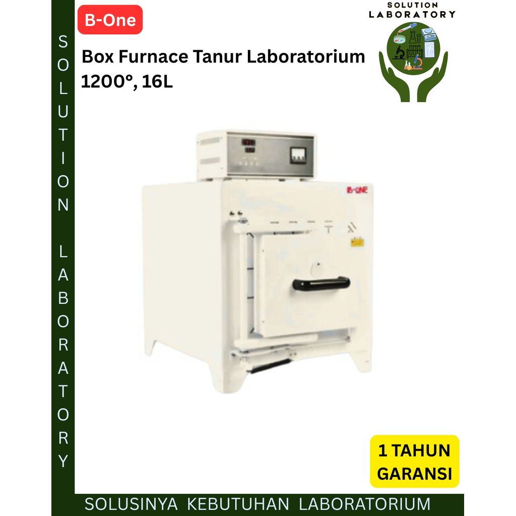 Box Furnace Tanur Laboratorium 1200°, 16L B-One