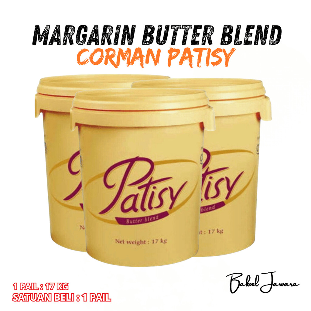 ( 1 PAIL 17 KG ) BUCKET BUTTER PAIL CORMAN PATISY BUTTER EMBER KALENG BESAR 17KG