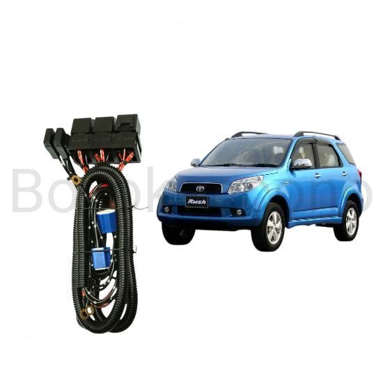 Relay Set Lampu Utama LED H4  Mobil Toyota Rush 2007 2012 Byk