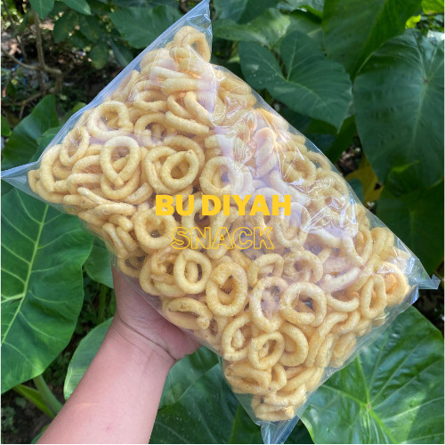 Slondok Bawang  500gr  Slondok Bawang Gurih - budiyah snack