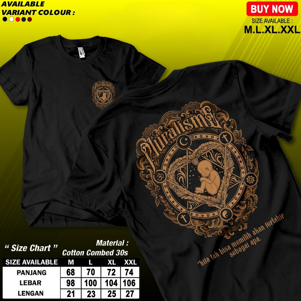 Kaos Sedulur Papat Limo Pancer / Kaos Distro Tema Jawa