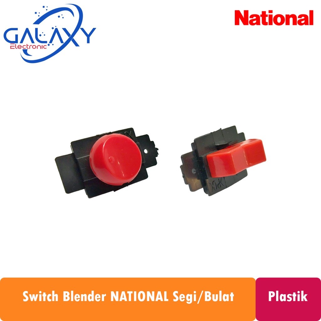 Switch On Off Mesin Blender NATIONAL Switch Blender NATIONAL Model Bulat dan Segi
