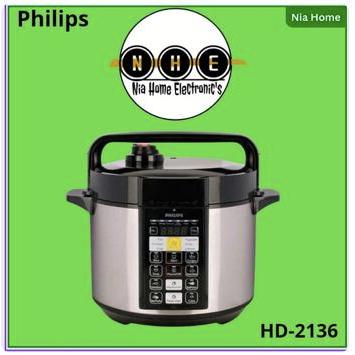 Philips HD2136 Electric Pressure Cooker 5L Presto Listrik HD2136/65 - HD-2137