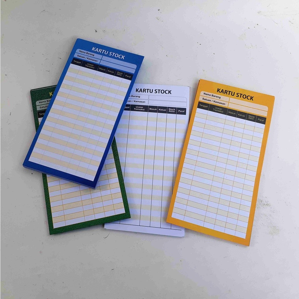 Termurah (kemasan isi 10 lembar) - Kartu Stock Obat, Kartu Stok, Kartu Stock Apotek