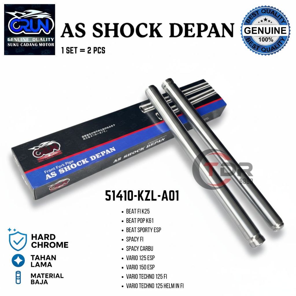 51410-KZL-A01 CRUN As Shock Depan Honda Beat FI Beat Pop Sporty Scoopy Spacy FI Vario 125 150