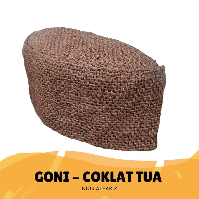 peci Goni  Quality anak dan dewasa , Peci Goni termurah - Cokelat, 9