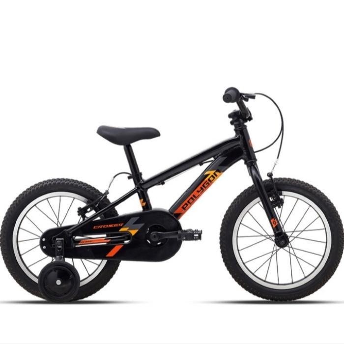 SEPEDA ANAK POLYGON CROSSER 16 INCH - Black