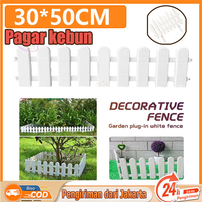 50*30CM Pagar Taman Jual  Dekorasi Pagar Taman Plastik Shabby Chic Pagar Kebun Pagar Plastik Vintage