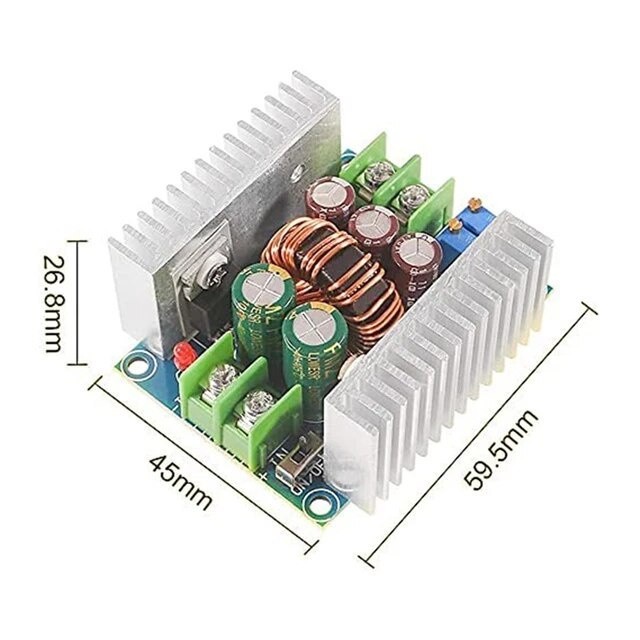 DC-DC STEP DOWN CA CC ADJUSTABLE BUCK CONVERTER POWER SUPPLY 20A 300W