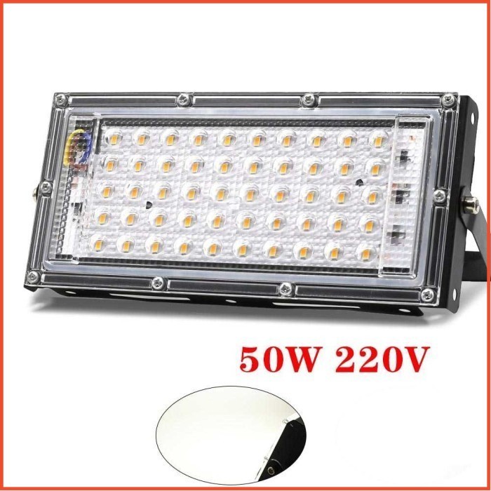 LAMPU SOROT TAMAN LAPANGAN VOLI BADMINTON FLOOD LIGHT 4500 LUMENS 50W
