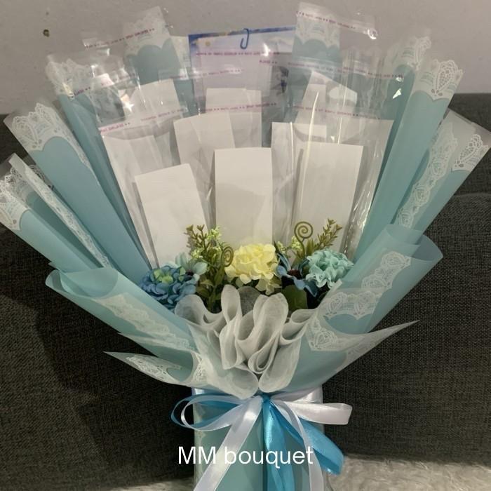 Buket Bunga Uang -Kerangka Buket Uang Kosongan-Kerangka BuketUang - Hitam