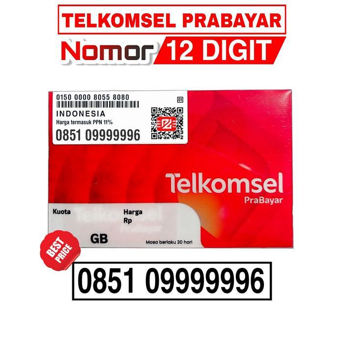 Nomor Cantik Telkomsel Hexa 999999 - Perdana Telkomsel Prabayar Seri Hexa 0851 09999996
